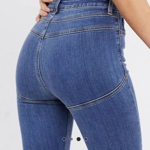 ASOS Lift & Contour Straight Leg, High Waist Jean